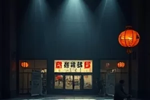 深蓝渐变的播放界面主视觉，画面内含进度条与选集侧栏